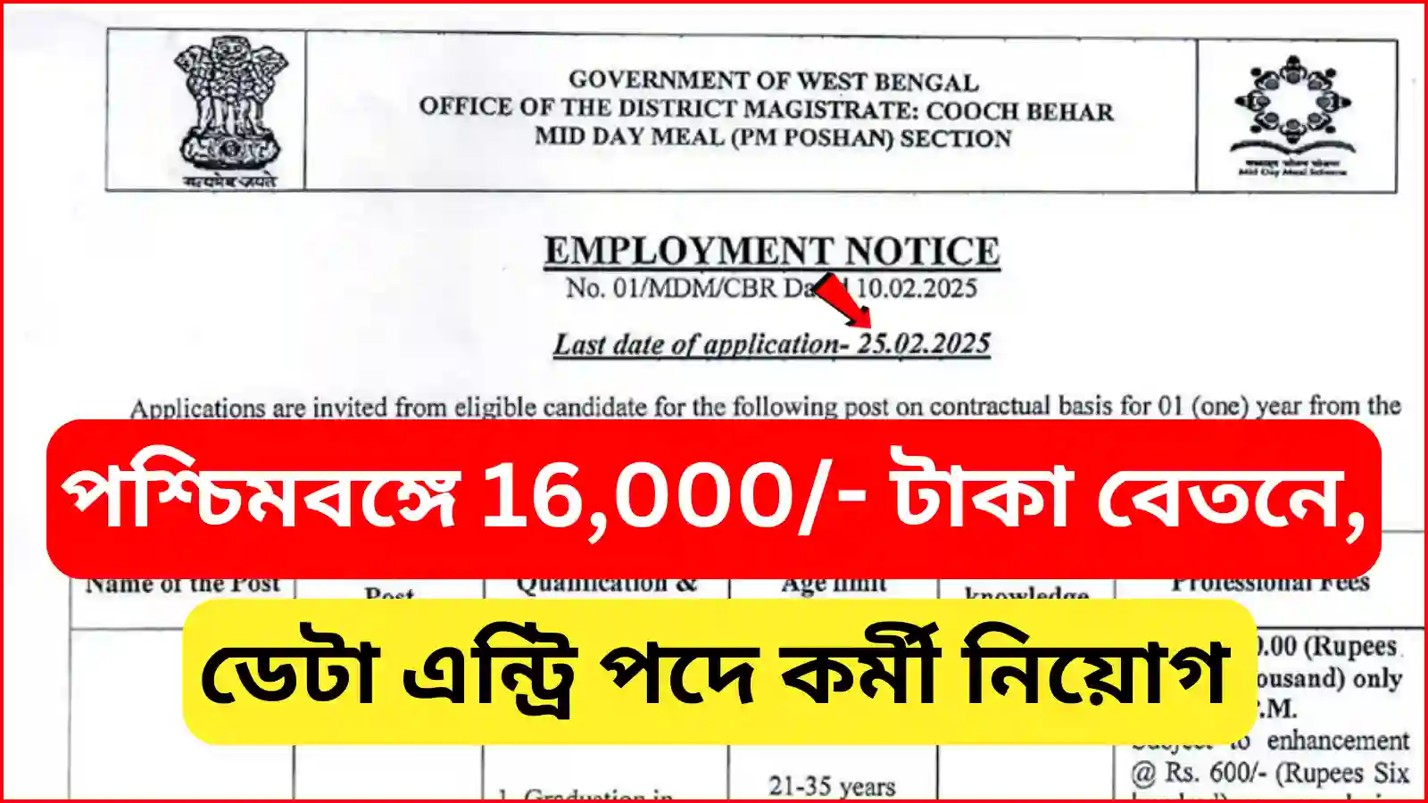 WB DEO Recruitment